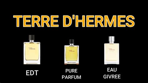 terre d'hermes edt vs parfum